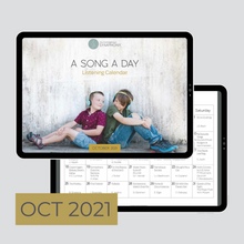 Load image into Gallery viewer, A Song A Day (YEAR ONE) - Individual Monthly Listening Calendars