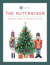 Load image into Gallery viewer, My Homegrown Symphony Full Year of Music Digital Bundle features 1 year worth of music curriculum for kids ages 4-12 including our Nutcracker Christmas digital curriculum
