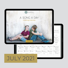 Load image into Gallery viewer, A Song A Day (YEAR ONE) - Individual Monthly Listening Calendars
